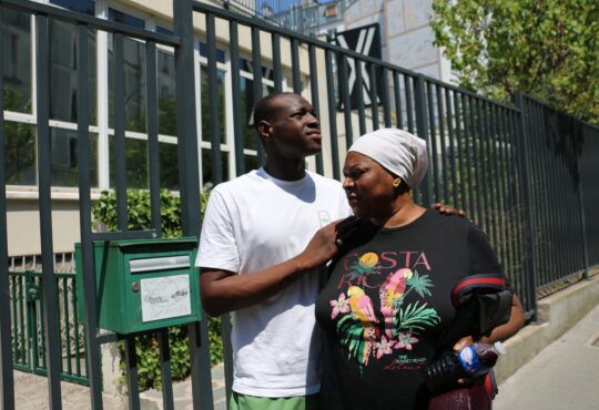 Khady Mané and her son have been repeatedly fined by police